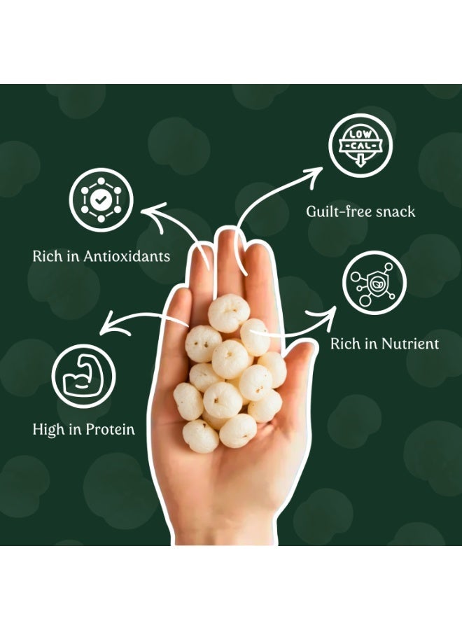 Jivika Phool Makhana (Fox Nuts/Prasadam) - 100G - Image 3